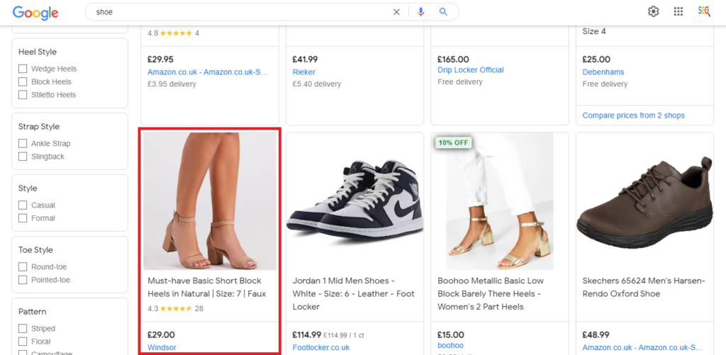 Designing Effective Product Listings