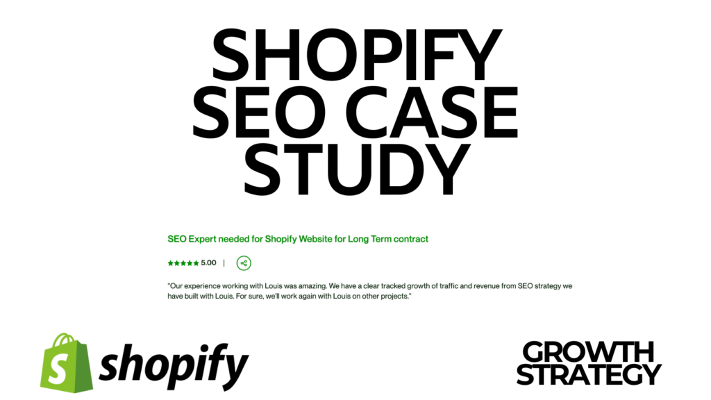 shopify seo case study traffic growth